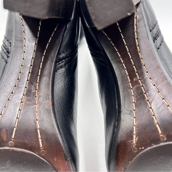 Frye Miranda Back Zip Boots Black Leather Size 8.5 - Picture 11 of 15